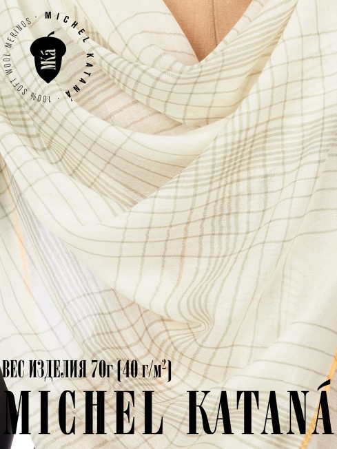 Палантин Унисекс Tq.W40_24DMW-7.1/CREAM